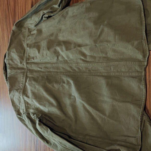 Sezane Will Jacket In Olive Green - Picture 6 of 6